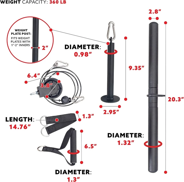 Alt view image 6 of 7 - Sunny Health & Fitness Power Cage Squat Rack Attachments for Home Gym