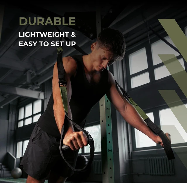 Alt view image 3 of 7 - THYSOL Suspension Resistance Trainer PRO Suspension Straps with Door Anchor
