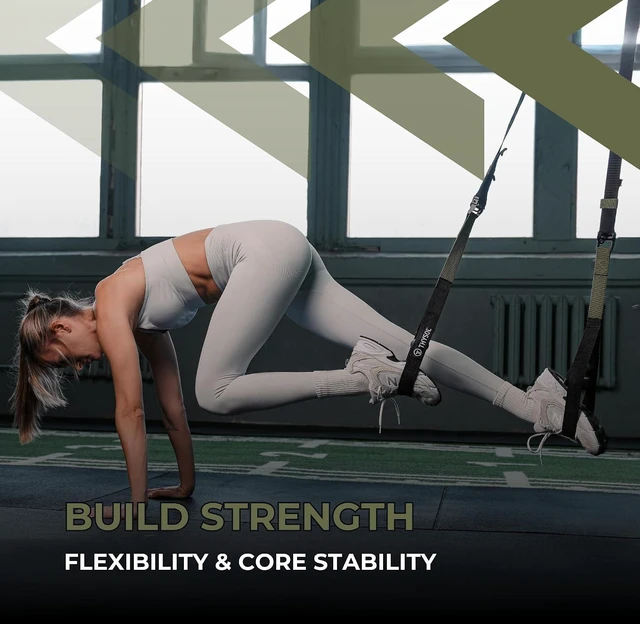 Alt view image 6 of 7 - THYSOL Suspension Resistance Trainer PRO Suspension Straps with Door Anchor
