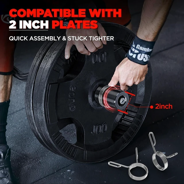 Alt view image 5 of 7 - TEEMOO Olympic EZ Curl Barbell Bar, 47" Curl Bar for 2 inch Weight Plates