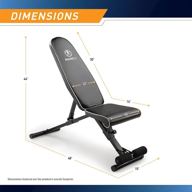 Alt view image 2 of 7 - Marcy Assembly Free Adjustable Weight Bench, Incline Decline Flat SB-7485