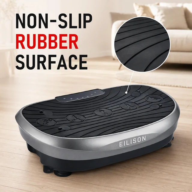 Alt view image 7 of 7 - EILISON FITABS 3D Vibration Platform with Seat for Lymphatic Drainage