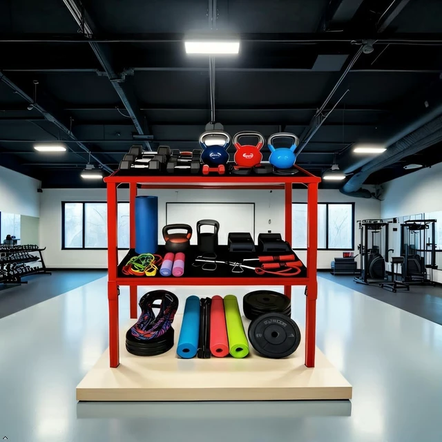 Alt view image 4 of 7 - Adjustable Dumbbell/Kettlebell Rack Stand 500-800LB Heavy Duty