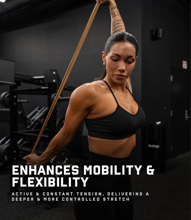 Alt view image 6 of 7 - Gymreapers Resistance Bands for Working Out Elastic Pull Up Exercise Assistance Bands Set for Powerlifting, Stretching, WOD, Strength Training for Men & Women