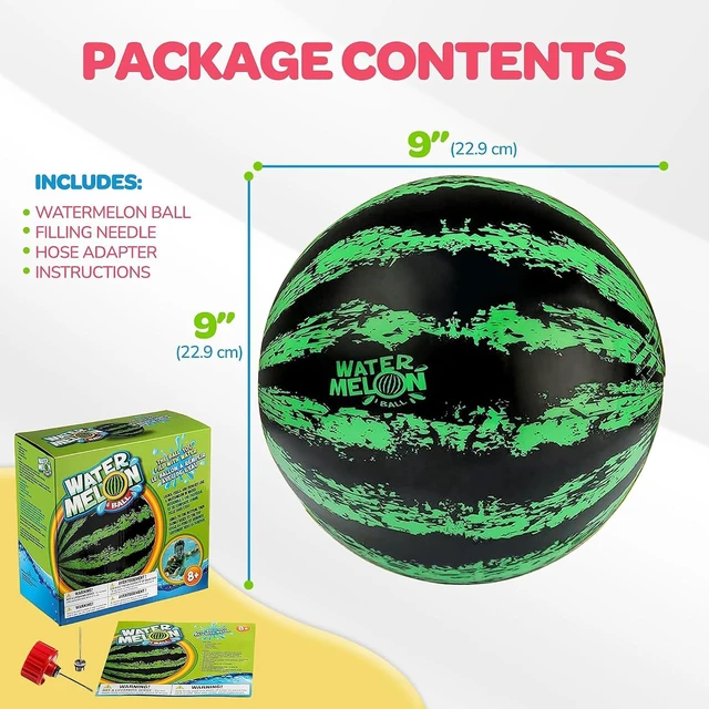 Alt view image 6 of 7 - Watermelon Ball Cool Underwater Pool Toy for Teen Boys, Girls, Men & Women. Great Gifts for Swimming, Diving & Backyard Games. Best for Birthday Presents, Spring Vacation & Summer Family Fun.