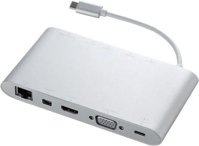 Main image of ELECOM Docking Station USB-c Hub Power delivery Compatible DST-C01SV (Japan Import)