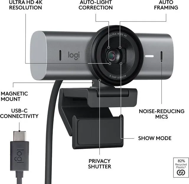 Alt view image 2 of 6 - WEBCAM,MATISSE,IN-HOUSE/EMS,NO LANG,CAN-215,GRAPHITE,RETAIL,USB,B2C