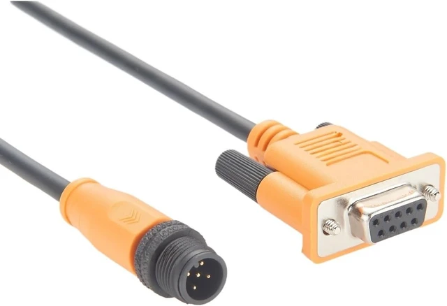 Alt view image 3 of 5 - IP67 M12 A-Code 5 pin Male to DE-9 D-sub DB9 Adapter Cable for RS232 Device Net PLC Barcode Scanner
