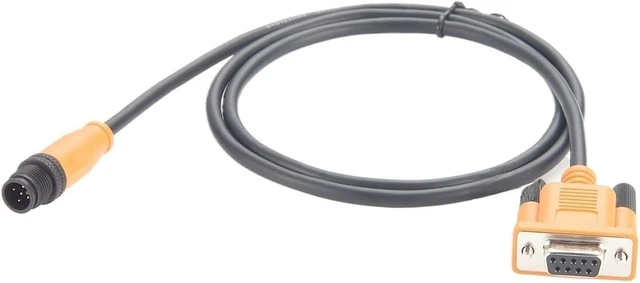 Alt view image 5 of 5 - IP67 M12 A-Code 5 pin Male to DE-9 D-sub DB9 Adapter Cable for RS232 Device Net PLC Barcode Scanner