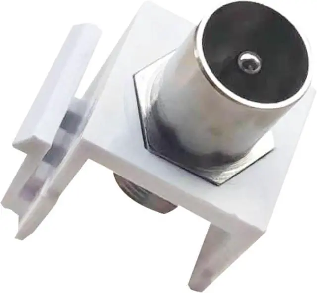 Alt view image 2 of 5 - Coax Keystone American Standard Panel All Copper Revolution F Head Module Clip Connector Keystone(30PCS)