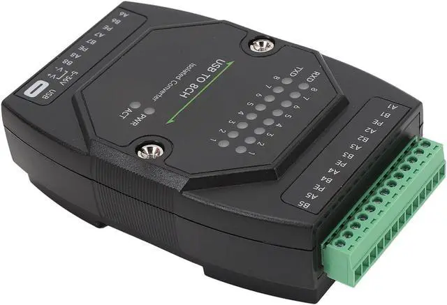 Alt view image 2 of 7 - USB to RS485 Converter, Type C to 8 Channel Isolated RS485 Serial Port Adapter, 1200bps to 921600bps Communication Speed with Surge and ESD Protection for Industrial