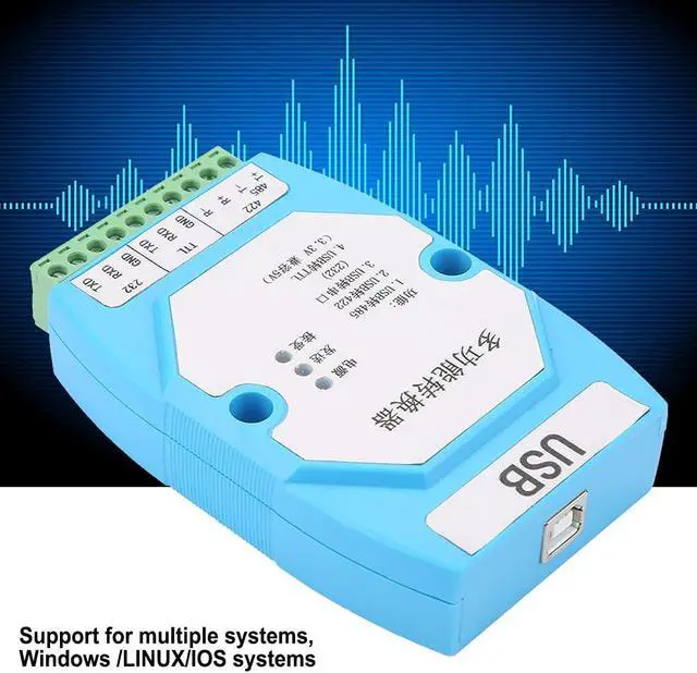 Alt view image 2 of 7 - AstraLoom USB to Rs422 485 Serial Port 232 TTL Converter High Speed Photoelectric Isolation Protection FT232 Chip Multifunctional Adapter for Industrial Automation and Computer Debugging
