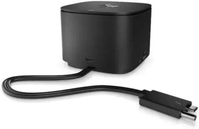 Alt view image 5 of 7 - Genuine HP Thunderbolt Dock 230W G2 with Combo Cable 3TR87AA 3TR87AAR 3TR87AA#ABA w/ 230W Power Supply, HDMI Cable, 4K Ultra DisplayPort to HDMI Adapter, USB C Cable