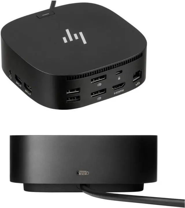 Alt view image 4 of 5 - Genuine HP Docking Station for Laptops, PCs, & Monitors and Charging Bundle - HP USB-C G5 Essential Dock 72C71AA#ABA w/ 120W Power Adapter, HDMI Cable, USB-C Cable, Fiber Cloth, Reusable Cable Ties