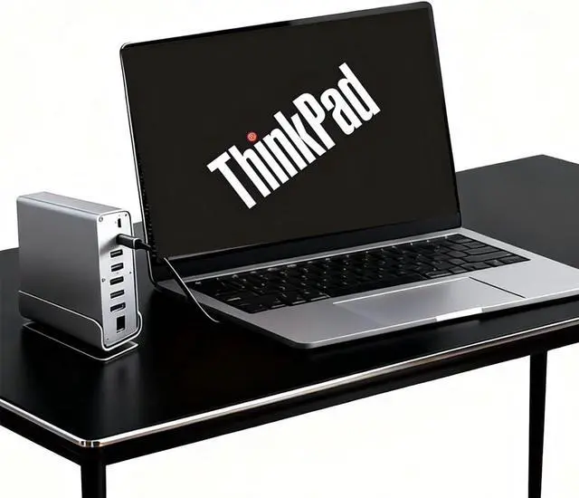 Main image of Docking Station for Lenovo ThinkPad X1 Carbon 5th-12th Gen Thinkpad X1 T14 T15 T16 E14 E15 E16 P14s P15v P16v L14 L13 L16 L15 Laptop,15-in-1 USB C with 2 * 4K HDMI and 1*DP,10Gbps USB Port Transfer