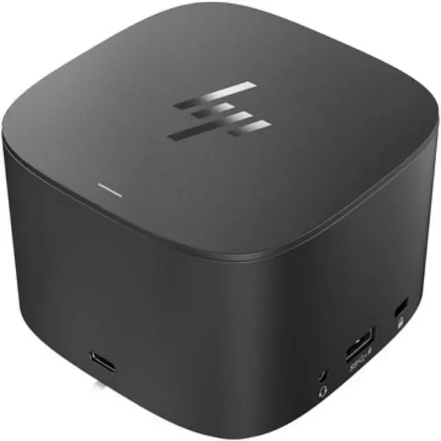 Alt view image 6 of 7 - Genuine HP Thunderbolt Dock 230W G2 with Combo Cable 2UK38AAR 2UK38AA 2UK38AAR#ABB w/ 230W Power Supply, 4K Ultra DP to HDMI Adapter, HDMI Cable, USB-C Cable, 4K Ultra DP to HDMI Adapter