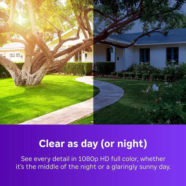 Alt view image 3 of 7 - Roku Battery Camera for Home Security - New Weather-Resistant Indoor & Outdoor Wireless Camera & Pet Monitor with 1080p HD & Two-Way Audio - Rechargeable, Motion Detection & Wi-Fi