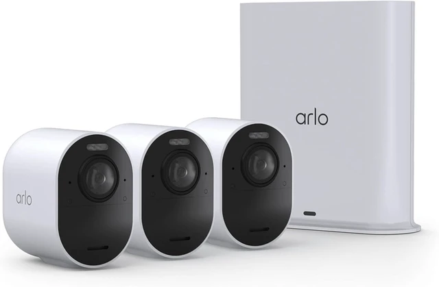 Main image of Ultra Wireless Security Camera 4K HDR (3rd Gen) 3-Cam + SmartHub