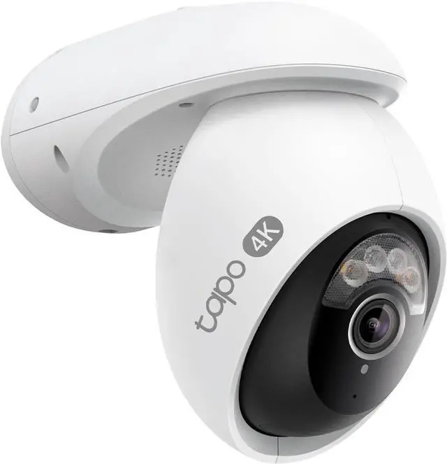 Main image of Tapo 4K 8MP Wired Pan/Tilt Outdoor Security Camera, Free Person/Vehicle Detect & 360° View, Color Night, Local AI, SD/Cloud Storage, Works w/Alexa & Google Assistant, 2.4 GHz WiFi C560WS
