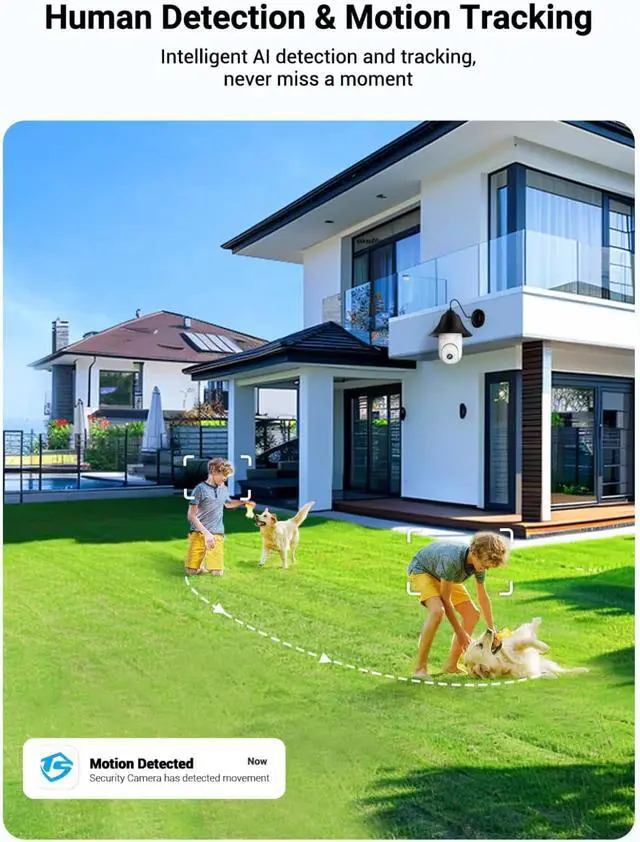 Alt view image 3 of 5 - VicoHome Light Bulb Camera Outdoor Indoor 2K HD WiFi Security Camera with 360° View, Motion Detection, Color Night Vision, Two-Way Audio, Siren, Works with Alexa Easy Install Surveillance Cam