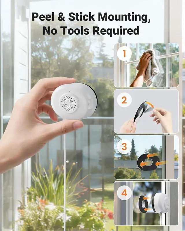 Alt view image 7 of 7 - Anlapus A60 3MP 2K Window Security Camera, Plug-in WiFi Indoor Camera for Home Security, 5G/2.4G WiFi, Color Night Vision, Motion Detection, Two-Way Talk, Easy Install, US-Only Cloud Storage