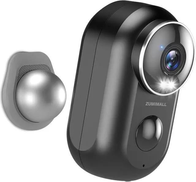 Alt view image 2 of 7 - ZUMIMALL 2K Security Cameras Wireless Outdoor, Magnetic Mount, 130° View Outdoor Camera Wireless, 2.4G WiFi Battery Camera Indoor/AI Detection/3MP Color Night Vision/2-Way Talk/Cloud/Alexa/IP66