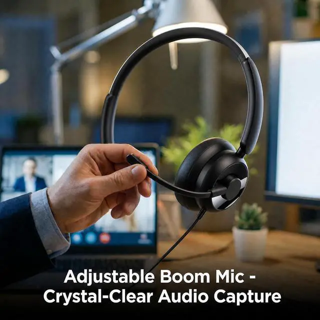 Alt view image 7 of 12 - Adesso Xtream P9 Headset