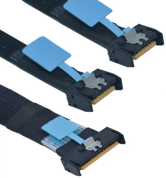 Main image of LetLinkSo PCIe 5.0 MCIO x8(SFF-TA-1016 74Pin) to Dual MCIO x4 Breakout Cable, Male-to-Male, 50cm Length, PCIe5.0 & SAS4.0 Compliant for Server & Data Center