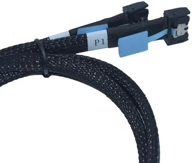 Alt view image 5 of 7 - LetLinkSo PCIe 5.0 MCIO x8(SFF-TA-1016 74Pin) to Dual MCIO x4 Breakout Cable, Male-to-Male, 50cm Length, PCIe5.0 & SAS4.0 Compliant for Server & Data Center