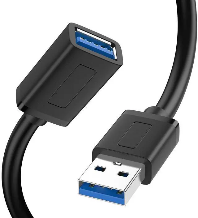 Alt view image 14 of 14 - 2 Pack USB Extension Cable-3.3FT USB 3.0 Extension Cable Male to Female Cord High Data Transfer Compatible with Webcam USBKeyboard Hard Drive Printer Camera and More