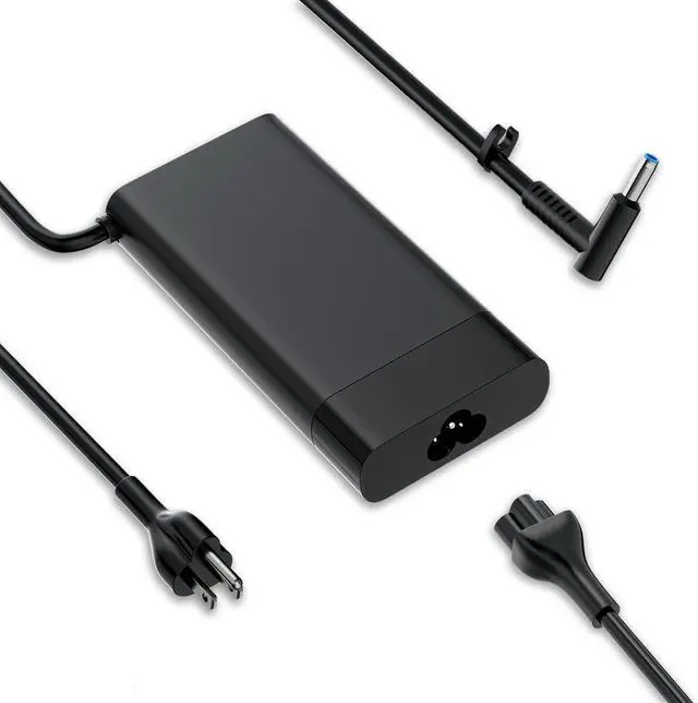 Alt view image 8 of 12 - 150W 19.5V 7.7A Charger Replacement for HP Envy 15 Zbook 15 16 17 15u 15v G2 G3 G10 Fury Studio Victus 15 OMEN 5100 Pavilion Notebook PC TPN-CA11 Gaming Laptop Power AC Adapter Supply Cord