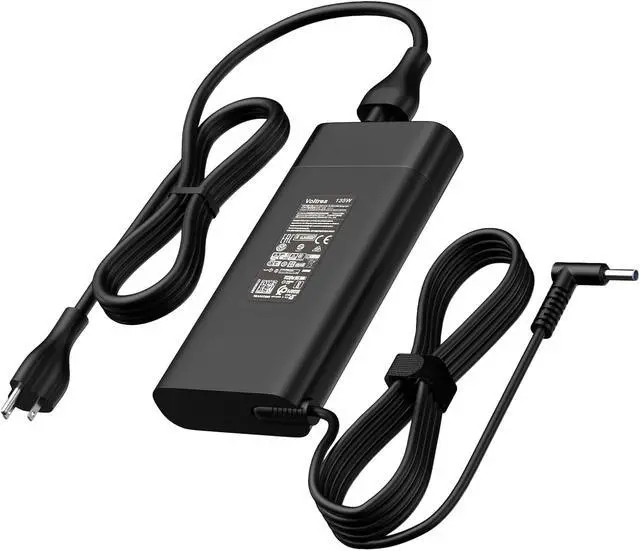 Alt view image 8 of 14 - 135W AC Adapter Compatible with HP Spectre X360 15 15T 16 Omen 15 17 Pavilion Gaming 15 Envy Touchsmart 14 15 M7 L15534-001 M85390-002 L15534-101 Power Supply Cord