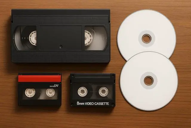 Main image of Let Us Convert Your Old Video Tapes (VHS 8mm mini DV VHS-C hi8) to Digital Mp4 Files in Less Than 1 Week. Prepaid Shipping Label Included.