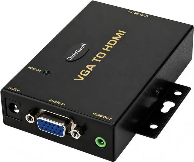 Main image of VGA to HDMI Converter with Audio 1080P Full HD Adapter with 3.5mm Audio Jack Plug & Play VGA to HDMI Converter for PC Laptop Desktop Monitor Projector TV