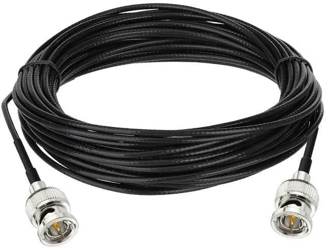 Main image of 3G SDI Cable 66ft Long 75 Ohm BNC Male to Male Black RG179 SDI Video Cable for Camera BMCC Video CCTV Monitor SDI Monitor Converters Splitter Recorders