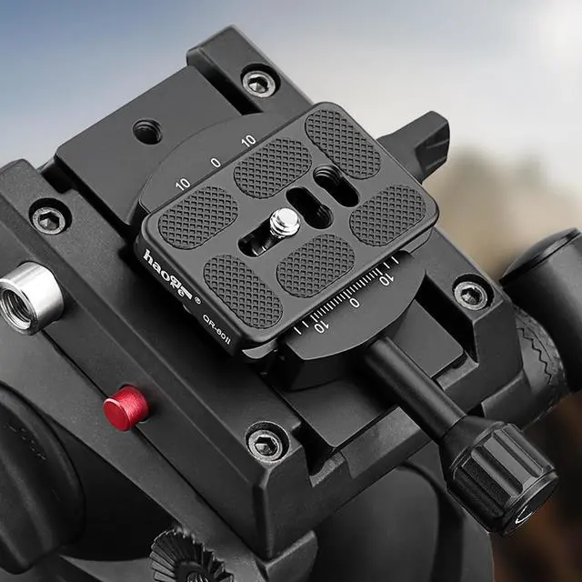 Alt view image 7 of 7 - CP-MA90 Quick Release Plate QR Clamp Adapter Convertor for Select Manfrotto Tripod Fluid Video Head to Arca-Swiss Compatible Fit 501PL / Q5 / 504PLONG / 500PLONG Heads