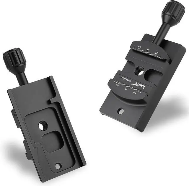 Alt view image 2 of 7 - CP-MA90 Quick Release Plate QR Clamp Adapter Convertor for Select Manfrotto Tripod Fluid Video Head to Arca-Swiss Compatible Fit 501PL / Q5 / 504PLONG / 500PLONG Heads