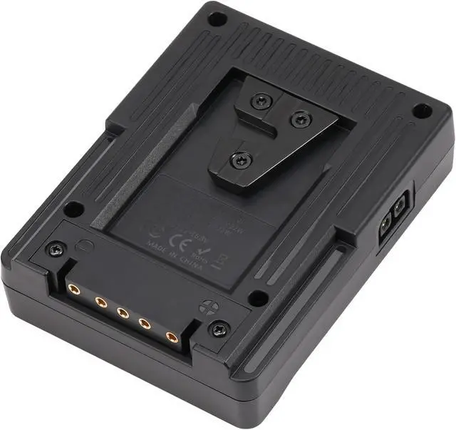 Alt view image 2 of 7 - Fotga Power Adapter Plate Convert Dual NP-F550 Battery to V Mount Battery Plate with Multiple Outputs D-Tap DC USB USB-C for Powering Camera Monitor Video Light Cell Phone