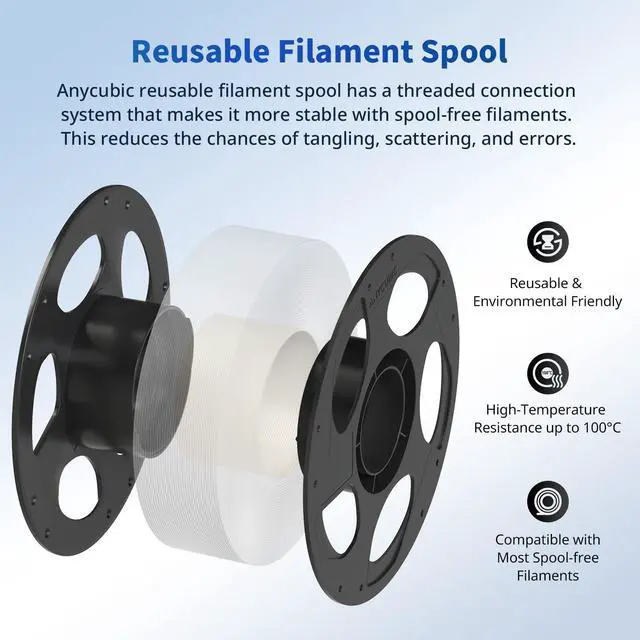 Alt view image 7 of 7 - PLA 3D Printer Filament, 3D Printing PLA Filament 1.75mm Dimensional Accuracy +/- 0.02mm, 1KG Spool (2.2 lbs), Texture Grey