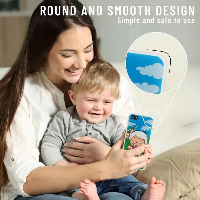 Alt view image 5 of 7 - Toy Learning Play Cell Phone with 8 Functions and Dazzling Lights Interactive Toy for Toddler Baby Kids Boys Girls
