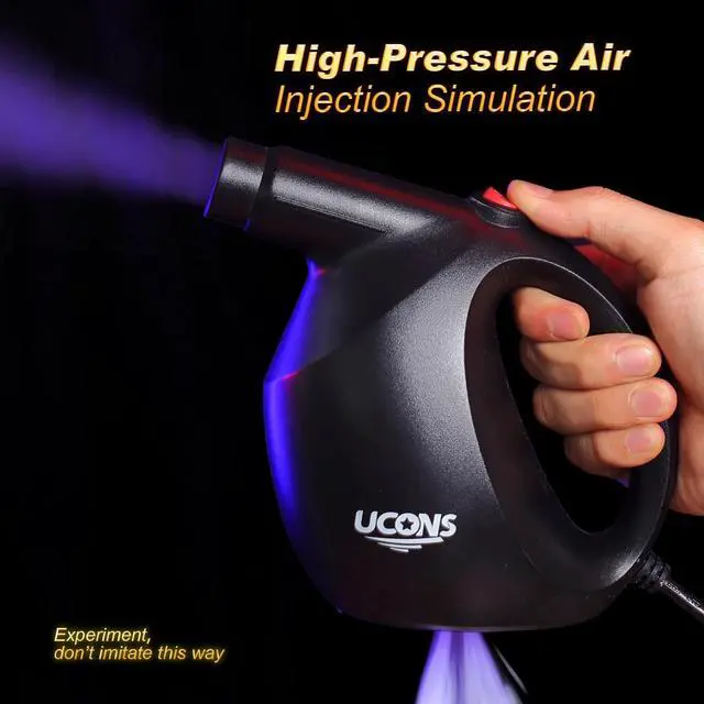 Alt view image 4 of 7 - Electric Air Duster for Electronics, 500W 31m/s High-Powered Keyboard Cleaner - Reusable Cordless Air Blower with Anti-Static Brush, 70% Quieter Than Compressed Air Cans