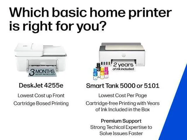 Alt view image 10 of 14 - DeskJet 4255e Wireless All-in-One Color Inkjet Printer, Scanner, Copier, Best-for-home, 3 month Instant Ink trial included. This printer is only 2.4 ghz capable. AI-enabled (588S6A)