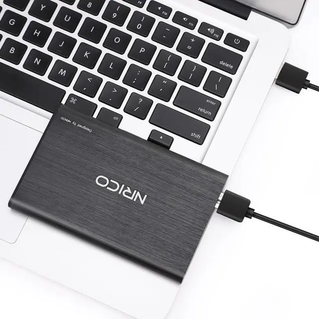 Alt view image 13 of 16 - Ultra Slim 750GB Portable External Hard Drive USB3.0 HDD Storage Compatible for PC, Desktop, Laptop,Mac,PS4, Xbox one (Black, 750, GB)