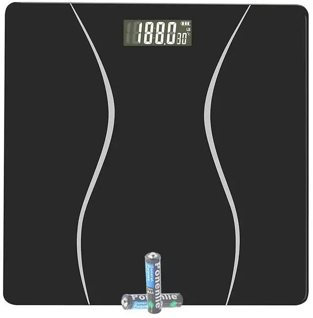 Main image of Scale for Body Weight, Digital Bathroom Scale, Weight Scales for People,Body Scale,Black,Max:400LB/180KG,2 Weighing Units: LB/KG