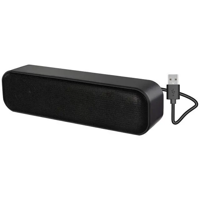 Alt view image 8 of 14 - Updated Computer Speaker, USB Powered Speaker for Desktop,Windows PC,Mac. Portable Mini Sound bar-Plug and Play with Volume Control and Mute Button (USB-C to USB Adapter Included)
