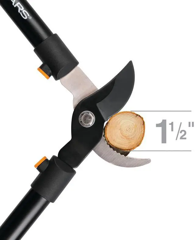 Alt view image 14 of 14 - 28" Loppers for Tree Trimming, Heavy Duty, Rust-Resistant Sharp Bypass Steel Blade Loppers, Branch Cutter up to 1.5" Diameter Cut Capacity, Shock-Absorbing Handle, Garden Tools