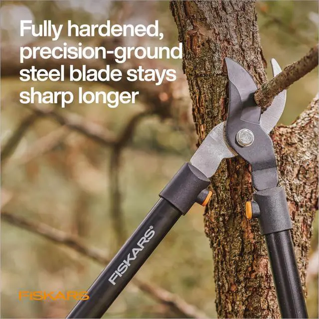 Alt view image 10 of 14 - 28" Loppers for Tree Trimming, Heavy Duty, Rust-Resistant Sharp Bypass Steel Blade Loppers, Branch Cutter up to 1.5" Diameter Cut Capacity, Shock-Absorbing Handle, Garden Tools