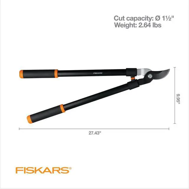Alt view image 13 of 14 - 28" Loppers for Tree Trimming, Heavy Duty, Rust-Resistant Sharp Bypass Steel Blade Loppers, Branch Cutter up to 1.5" Diameter Cut Capacity, Shock-Absorbing Handle, Garden Tools