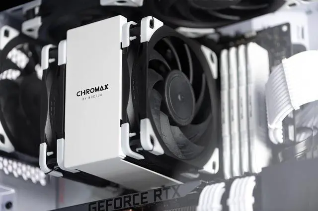 Alt view image 12 of 14 - NF-A12x25 PWM chromax.Black.swap, Premium Quiet Fan, 4-Pin (120mm, Black)