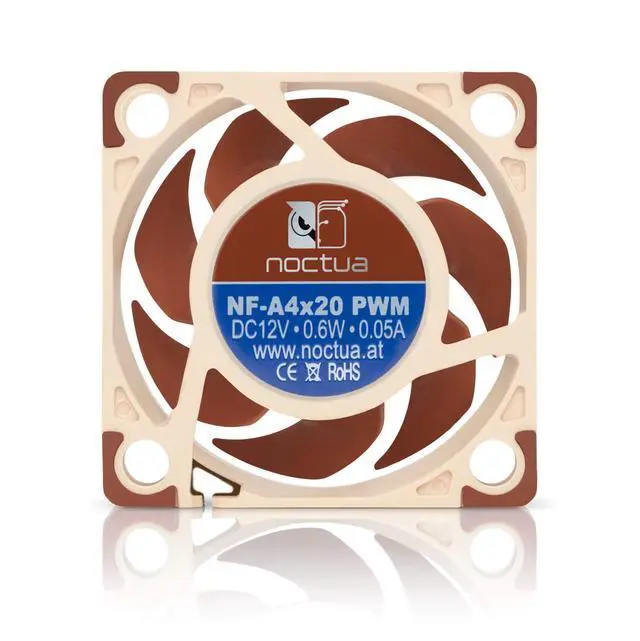 Alt view image 10 of 14 - NF-A4x20 PWM, Premium Quiet Fan, 4-Pin (40x20mm, Brown)
